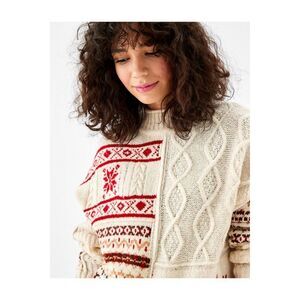 NWT American Eagle Soft Cozy Mixed Stitch Sweater